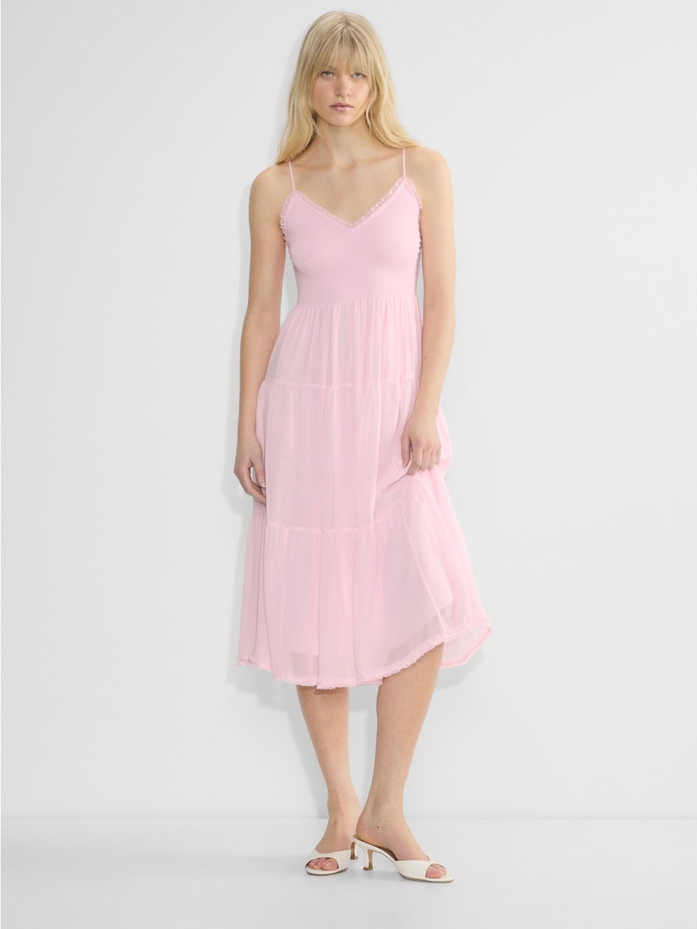 Aritzia Tuberose Dress Villa Pink Size XS NWT
